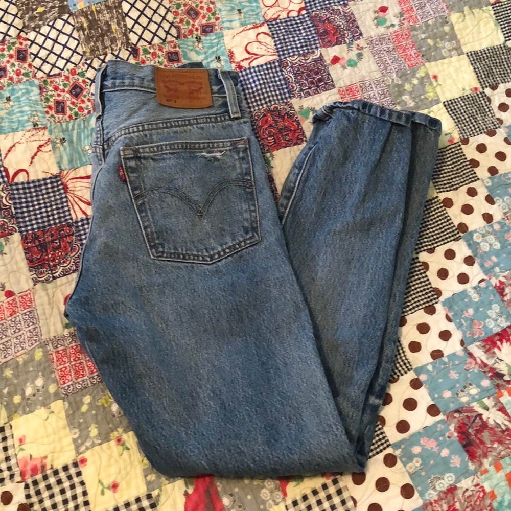Levi’s 501s slim fit high rise